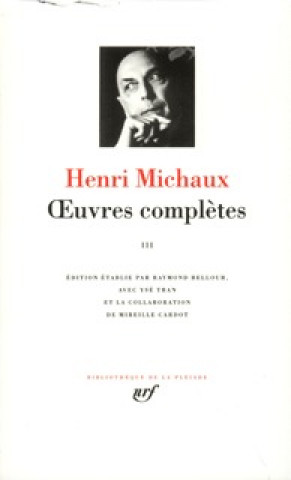 Book Oeuvres completes 3 Michaux