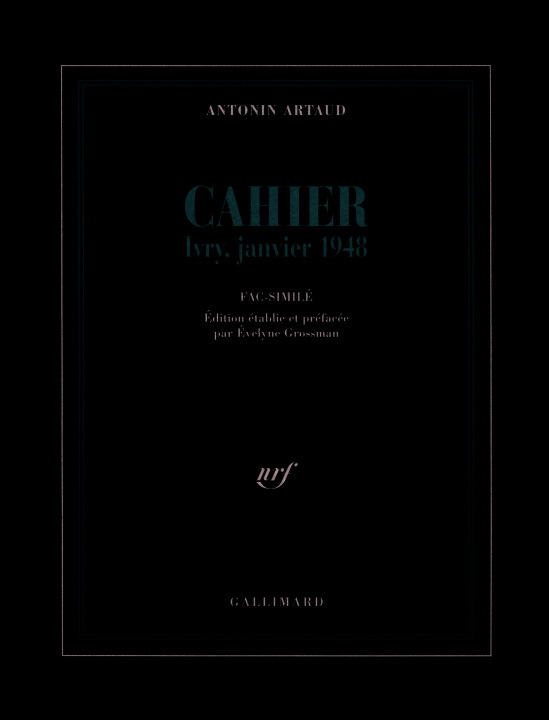 Knjiga Cahier Artaud