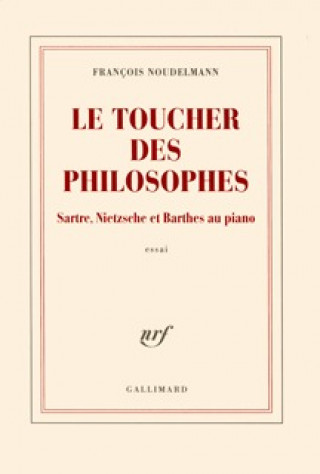 Kniha Le toucher des philosophes Noudelmann