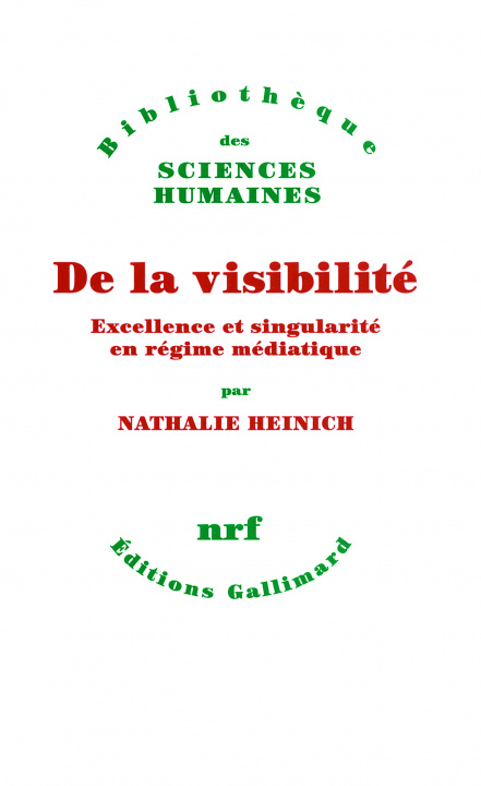 Knjiga De la visibilite Heinich