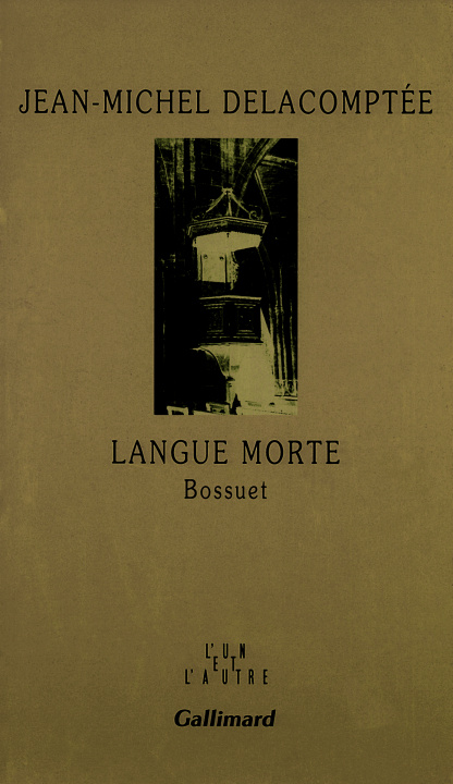Kniha Langue morte Delacomptée