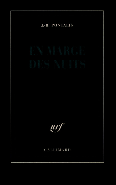 Book En marge des nuits Pontalis