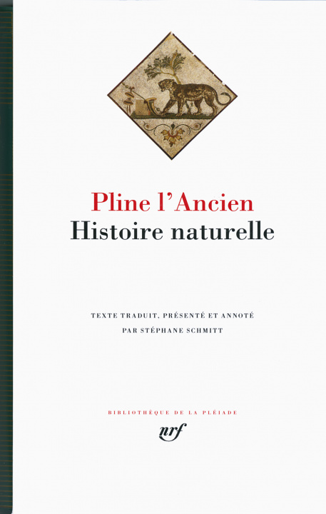 Kniha Histoire naturelle Pline l'Ancien