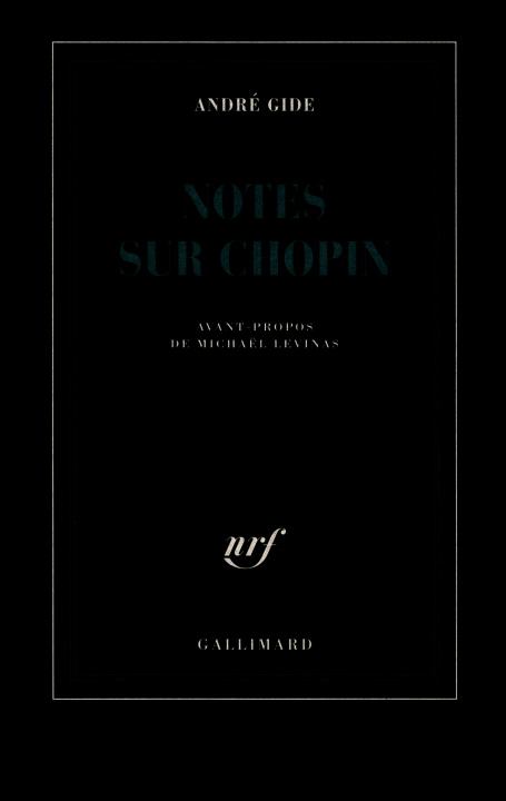 Kniha Notes sur Chopin Gide