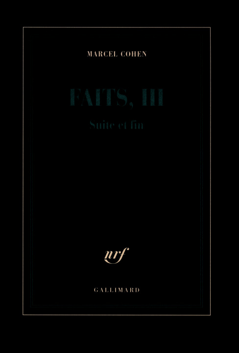 Knjiga Faits, III Cohen
