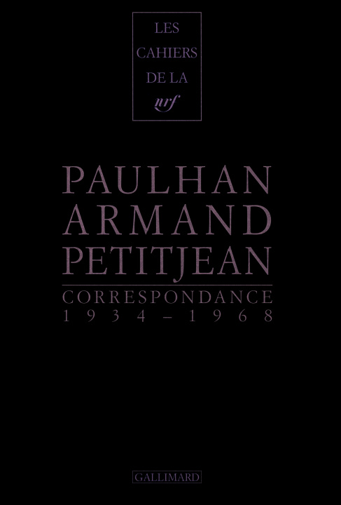 Knjiga Correspondance Petitjean