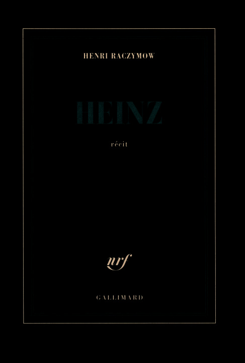 Knjiga Heinz Raczymow