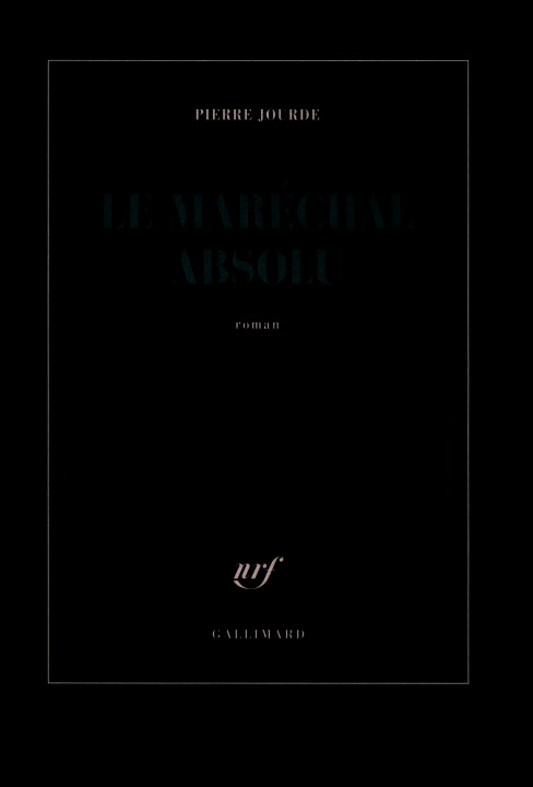 Книга Le Maréchal absolu Jourde