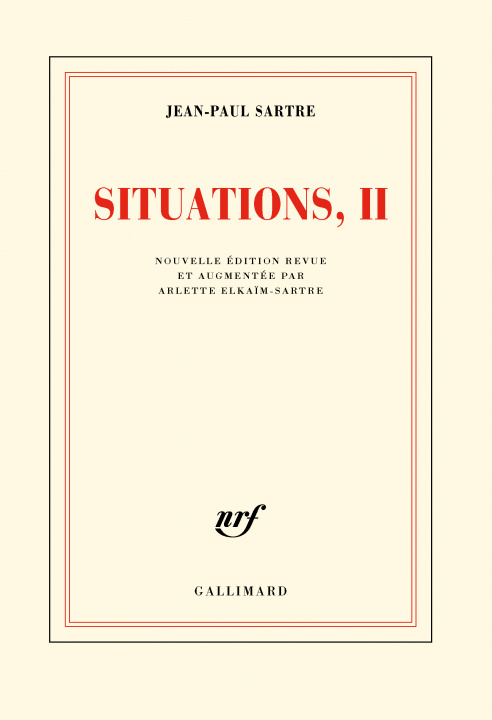 Buch Situations Sartre