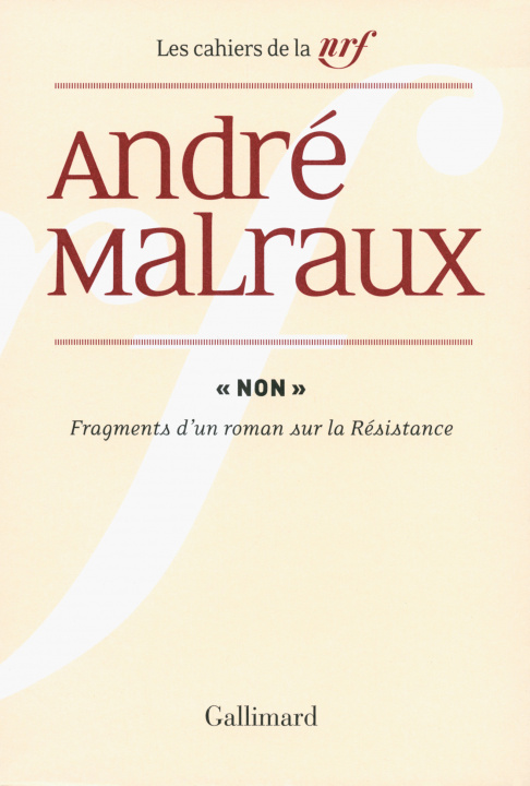 Knjiga "Non" Malraux