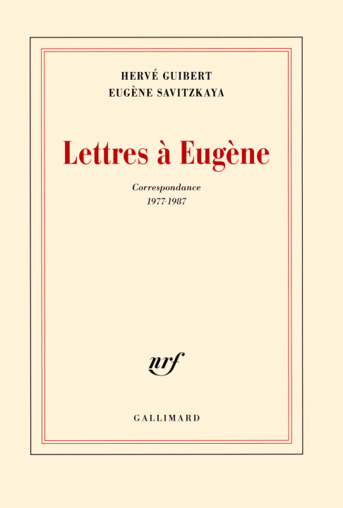 Book Lettres a Eugene (Correspondance 1977-1987) Guibert
