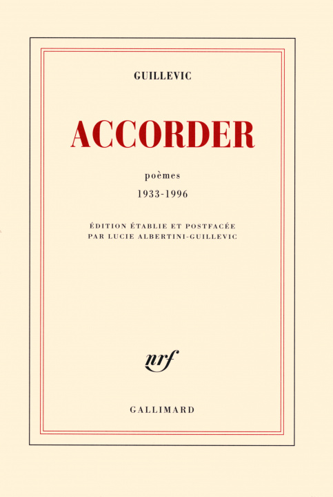 Buch Accorder Guillevic