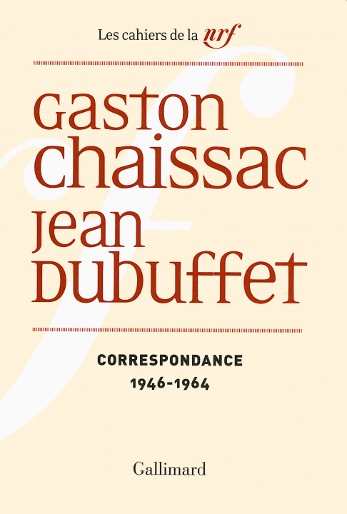 Kniha Correspondance (1946-1964) Chaissac Dubuffet