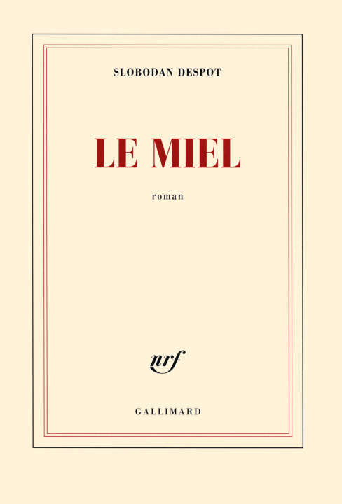 Buch Le miel Despot
