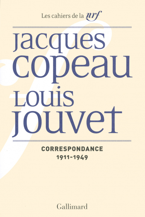 Book Correspondance Jouvet