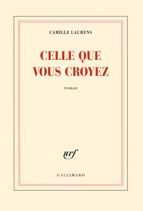 Kniha Celle que vous croyez Laurens