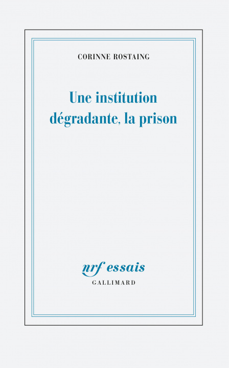 Könyv Une institution dégradante, la prison Rostaing