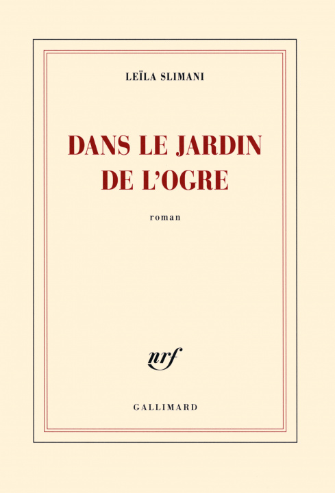 Livre Dans le jardin de l'ogre Slimani