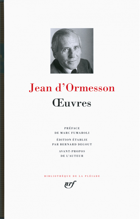 Libro Oeuvres 1 Ormesson