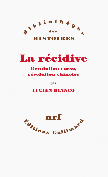 Buch La récidive Bianco