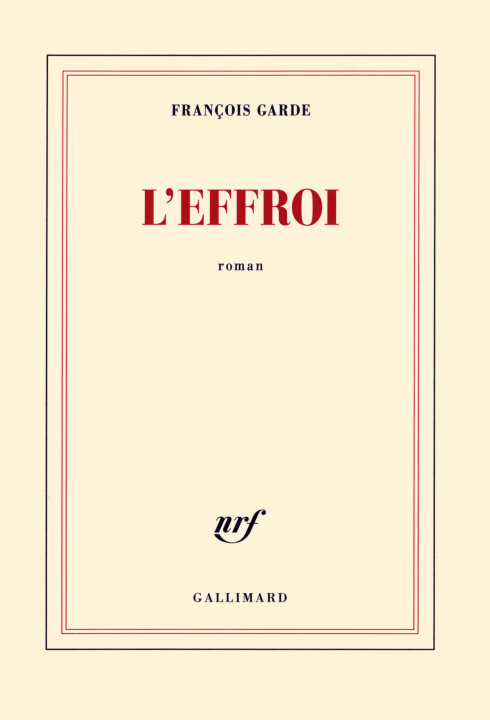 Buch L'effroi Garde
