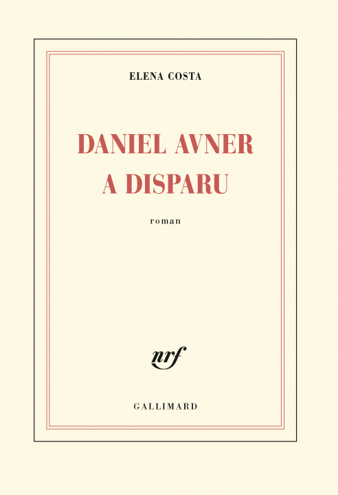 Kniha Daniel Avner a disparu Costa