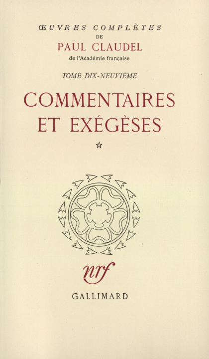 Knjiga Œuvres complètes Claudel
