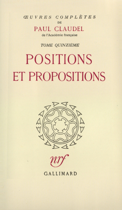 Knjiga Œuvres complètes Claudel