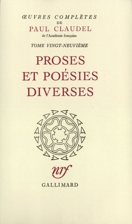 Knjiga Œuvres complètes Claudel
