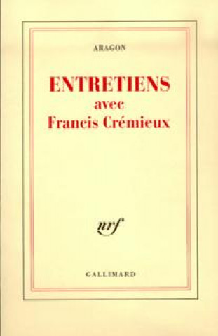 Boek Entretiens Aragon
