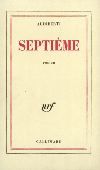 Βιβλίο Septième Audiberti