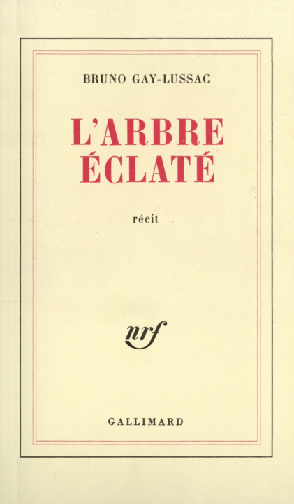 Book L'arbre éclaté GAY-LUSSAC
