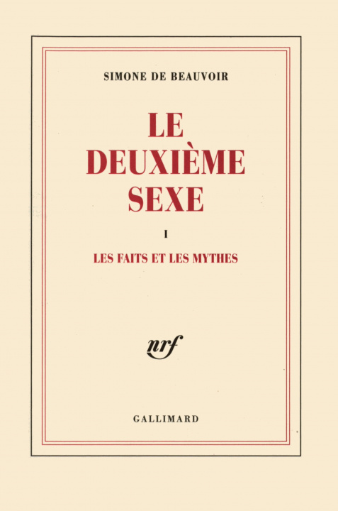 Könyv Le deuxième sexe Beauvoir