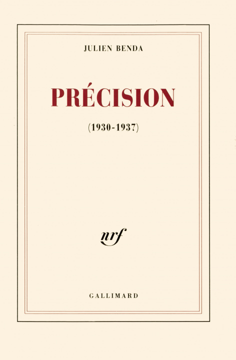 Knjiga Précision Benda