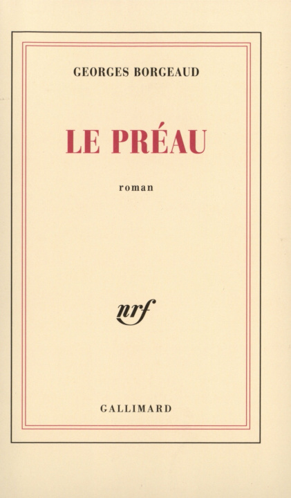 Knjiga Le préau Borgeaud