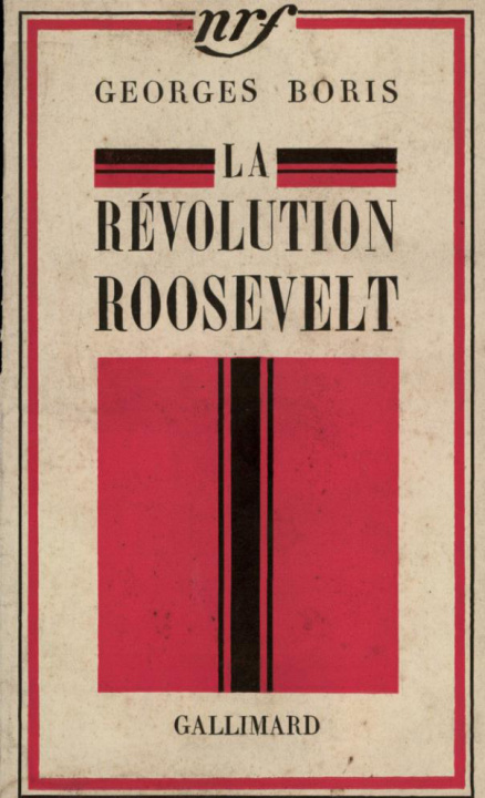 Libro LA REVOLUTION ROOSEVELT BORIS