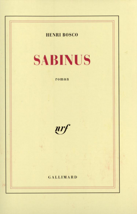 Livro Sabinus Bosco