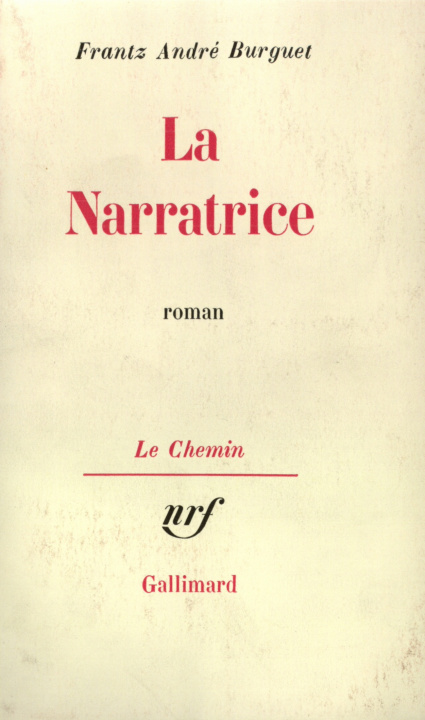 Knjiga La Narratrice Burguet
