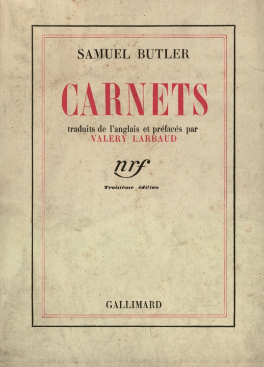 Knjiga CARNETS BUTLER