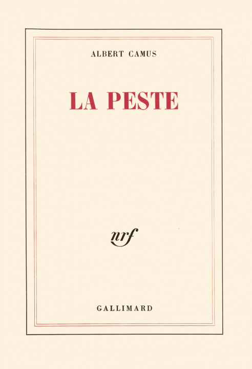 Book La Peste Camus