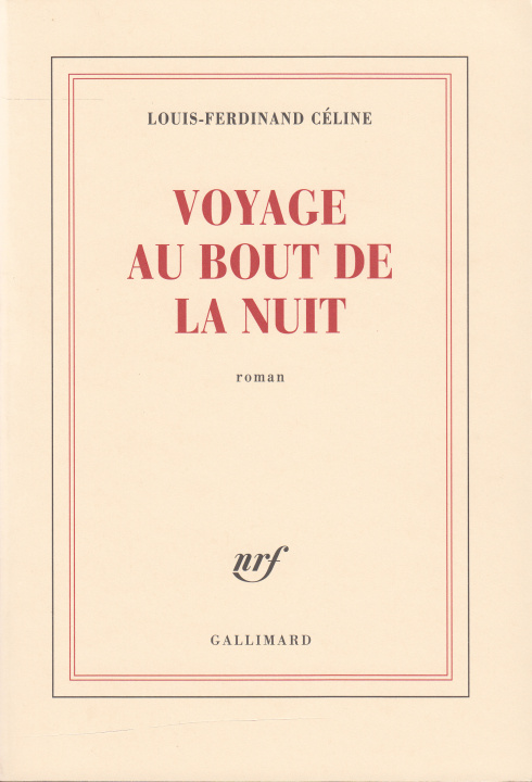 Kniha Voyage au bout de la nuit Céline