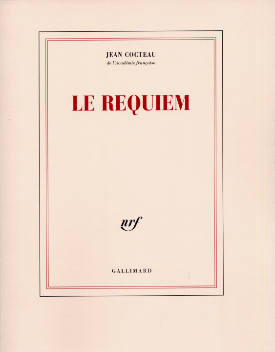 Kniha Le Requiem Cocteau
