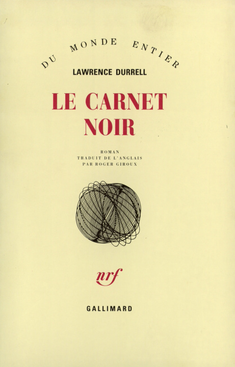 Knjiga Le Carnet noir Durrell