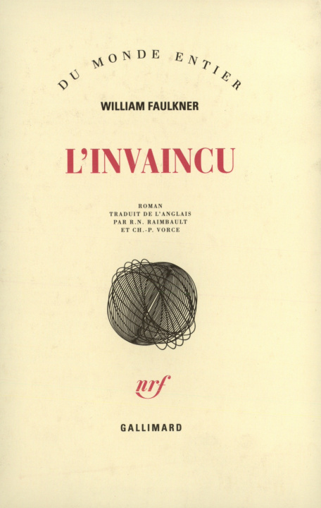 Kniha L'Invaincu Faulkner