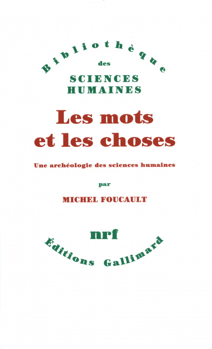 Книга Les mots et les choses Foucault