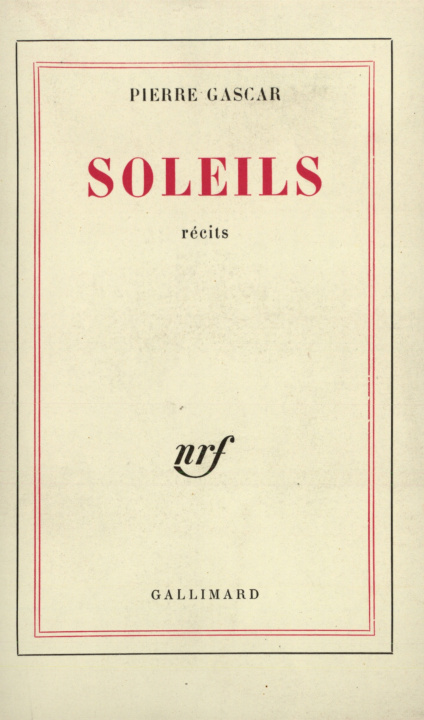 Book Soleils Gascar