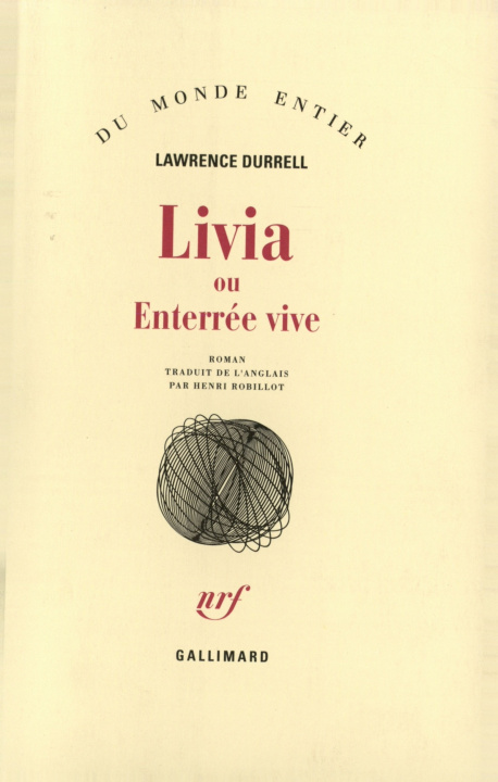 Książka Livia ou Enterrée vive Durrell