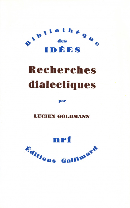 Buch Recherches dialectiques Goldmann