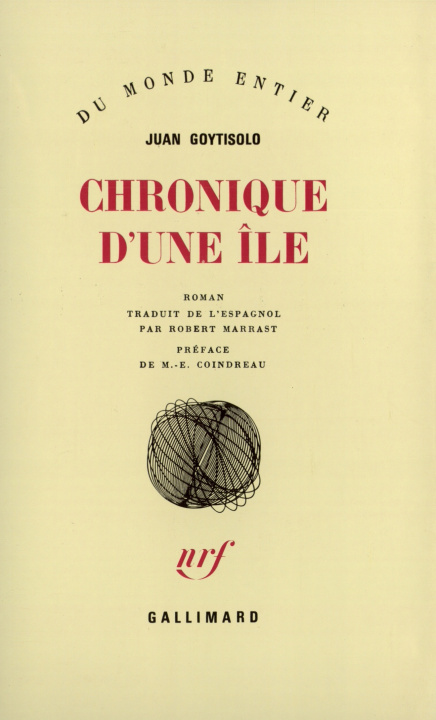 Kniha Chronique d'une île Goytisolo