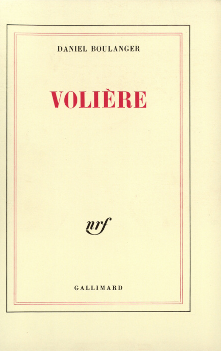 Knjiga Volière Boulanger